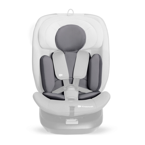 I-GROW i-Size Kinderkraft fotelik samochodowy 0-36 kg isofix - Szary
