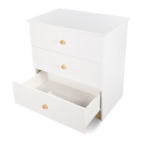 KLUPŚ Komoda z przewijakiem WILLY biały-sosna*