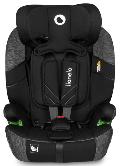 LEVI ONE i-Size Lionelo Fotelik samochodowy 9-36 kg - Black Grey
