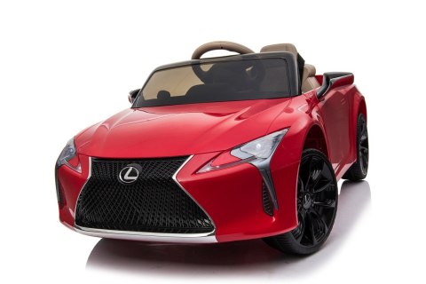Lexus LC500 na akumulator dla dzieci Czerwony + Pilot + Wolny Start + EVA + Audio LED