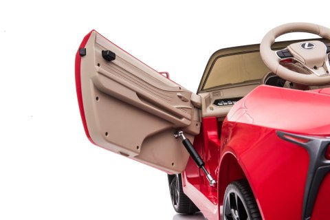 Lexus LC500 na akumulator dla dzieci Czerwony + Pilot + Wolny Start + EVA + Audio LED