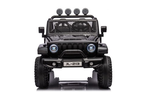 Auto terenowe OFF-ROAD 3.0 dla dzieci Czarny + Pilot + Wolny Start + Pasy + Audio LED