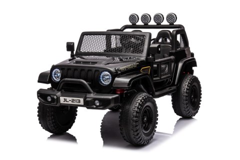 Auto terenowe OFF-ROAD 3.0 dla dzieci Czarny + Pilot + Wolny Start + Pasy + Audio LED