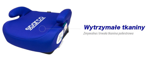 SK100i I-Size IsoFix Sparco 125-150 cm (do 22-36 kg) fotelik samochodowy kolor Black