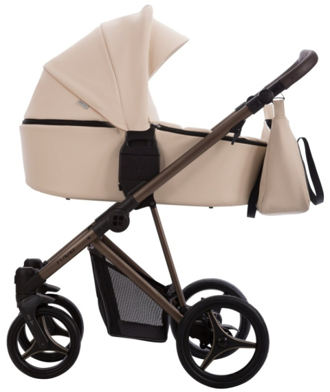 FLAVIO CHOCO PRO 2w1 Bebetto lekki wózek wielofunkcyjny do 22 kg głęboko-spacerowy 11,7 kg - PRO.12/BRM