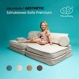 Meowbaby® aesthetic sztruksowa sofa dziecięca prem MEOWBABY