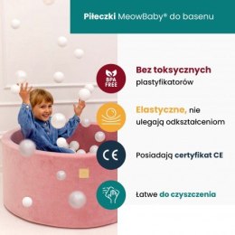 Meowbaby® okrągły suchy basen z piłeczkami 7cm dla MEOWBABY