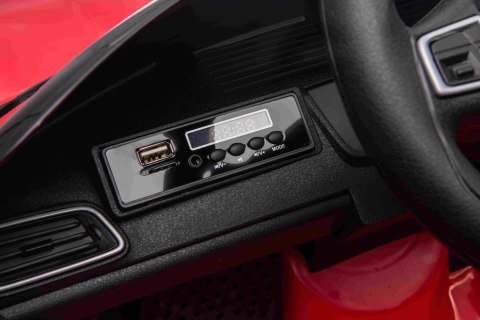 Maserati Ghibli na akumulator dla dzieci Czerwony + Pilot + EVA + Wolny Start + LED Audio