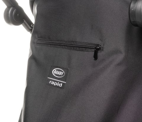 Wózek spacerowy Rapid black 4baby