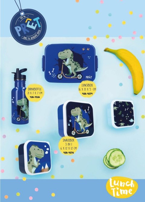 Lunch box PRET Dino Navy