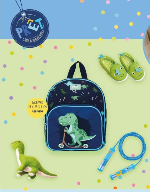 Plecak dla dzieci PRET Stay Silly Dino navy