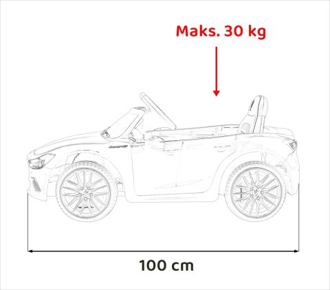 Maserati Ghibli na akumulator dla dzieci Różowy + Pilot + EVA + Wolny Start + LED Audio