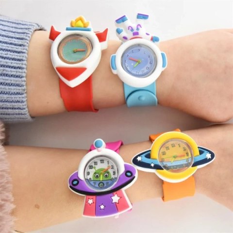 Analogowy zegarek na pasku SLAP (bez zapięcia) 4 wzory