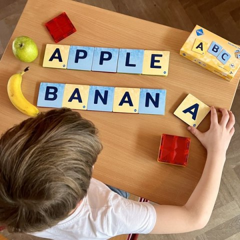 COBLO, nakładki na klocki - Duże litery 60 szt