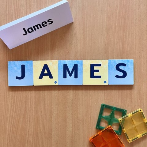 COBLO, nakładki na klocki - Duże litery 60 szt