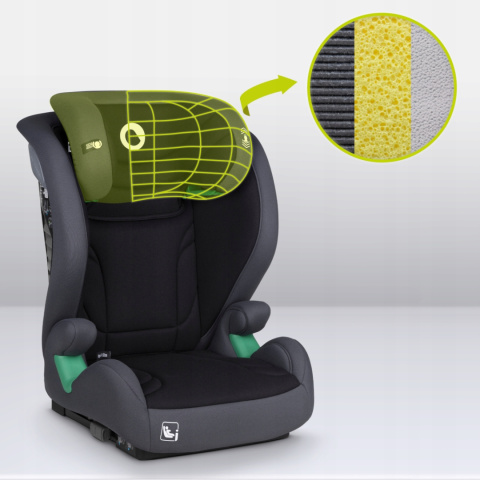 IGO i-Size Lionelo fotelik samochodowy 15-36 kg Isofix - Grey Graphite