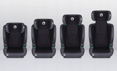 IGO i-Size Lionelo fotelik samochodowy 15-36 kg Isofix - Grey Graphite