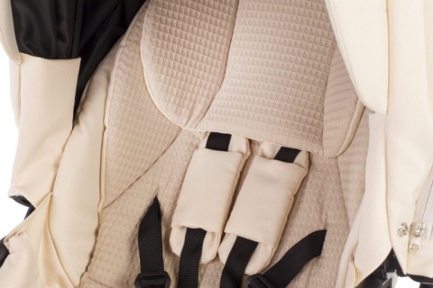 Vespa Blossom 2w1 Natoni wózek wielofunkcyjny do 22 kg Polski Produkt - Silver