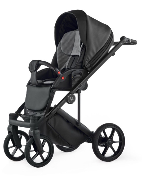 Vespa Eco 2w1 Natoni wózek wielofunkcyjny do 22 kg Polski Produkt - All Black