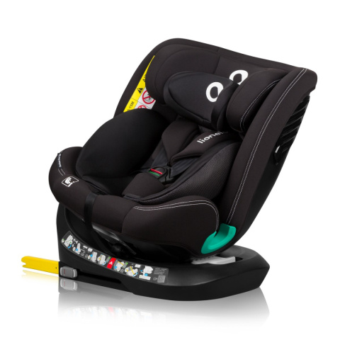 BASTIAAN ONE i-Size Obrotowy fotelik samochodowy 0-36 kg Isofix - Black Carbon