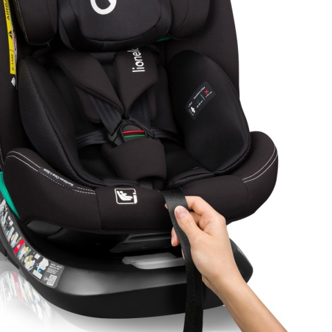 BASTIAAN ONE i-Size Obrotowy fotelik samochodowy 0-36 kg Isofix - Black Carbon