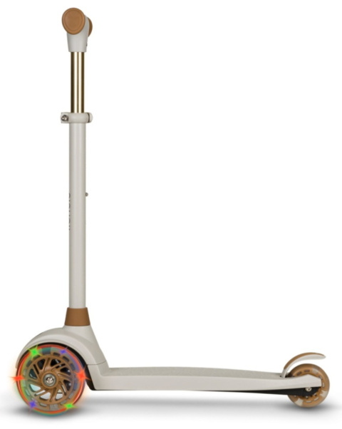 JESSY Lionelo hulajnoga balansowa koła LED do 50 kg - Grey Brown