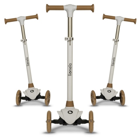 JESSY Lionelo hulajnoga balansowa koła LED do 50 kg - Grey Brown