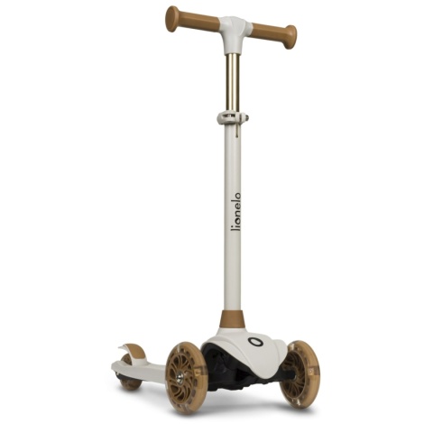 JESSY Lionelo hulajnoga balansowa koła LED do 50 kg - Grey Brown