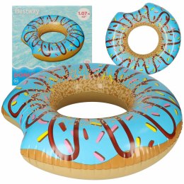 BESTWAY 36118 Kółko koło do pływania dmuchane donut niebieskie 107cm 100kg