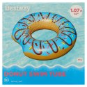 BESTWAY 36118 Kółko koło do pływania dmuchane donut niebieskie 107cm max100kg