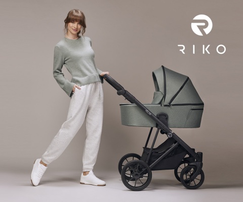 RIKO VELAR Wózek wielofunkcyjny 2w1 głęboko-spacerowy - Sage