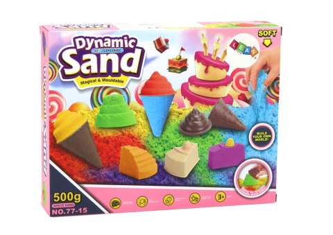 Zestaw Kreatywny Magiczny Piasek Lody Foremki 8 Sztuk