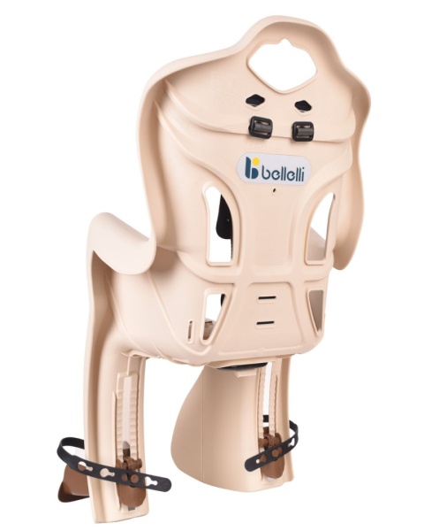BELLELLI B-One Standard fotelik rowerowy mocowany na ramę - Beige Vintage