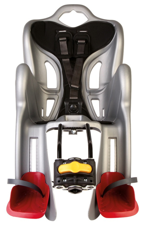 BELLELLI B-One Standard fotelik rowerowy mocowany na ramę - Silver
