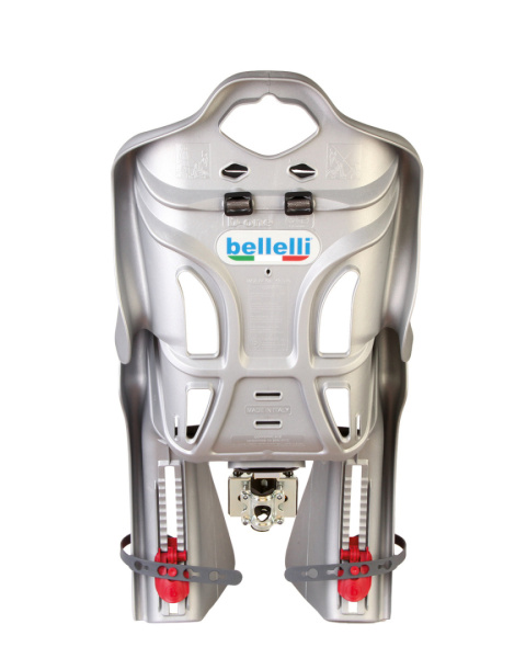 BELLELLI B-One Standard fotelik rowerowy mocowany na ramę - Silver