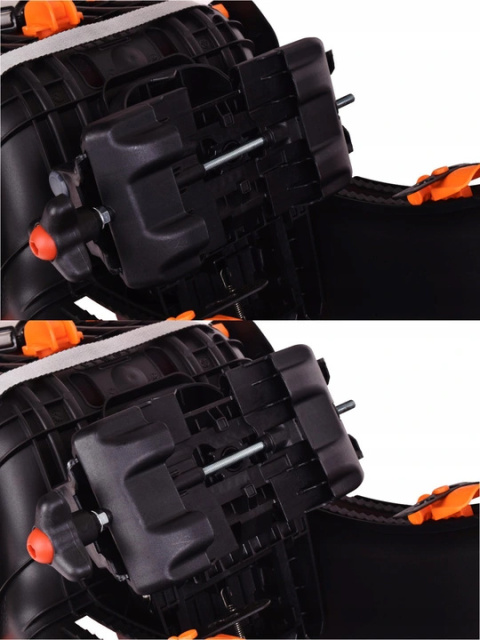 BELLELLI Mr Fox Easy Dream LUX fotelik rowerowy odchylany z mocowaniem do bagażnika - Black