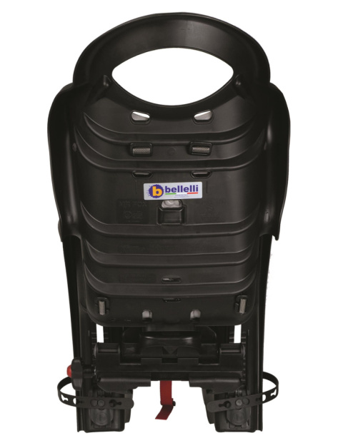 BELLELLI Mr Fox Easy Dream LUX fotelik rowerowy odchylany z mocowaniem do bagażnika - Black