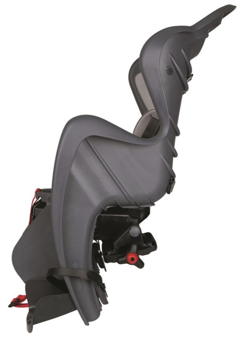 BELLELLI Mr Fox Easy Dream LUX fotelik rowerowy odchylany z mocowaniem do bagażnika - Dark Grey