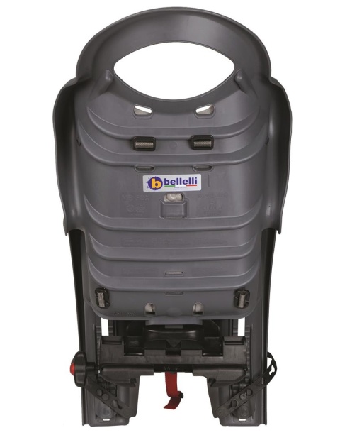 BELLELLI Mr Fox Easy Dream LUX fotelik rowerowy odchylany z mocowaniem do bagażnika - Dark Grey