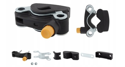 BELLELLI RABBIT NA PRZÓD FOTELIK ROWEROWY Handlefix - Dark Grey