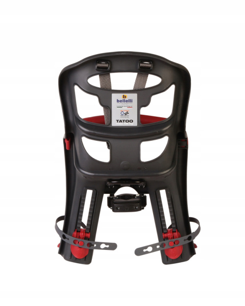 BELLELLI Tatoo Plus na przód włoski fotelik rowerowy - Dark Grey