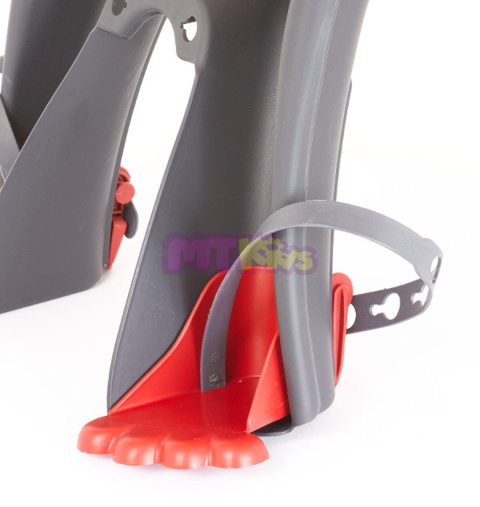 BELLELLI Tatoo Plus na przód włoski fotelik rowerowy - Dark Grey