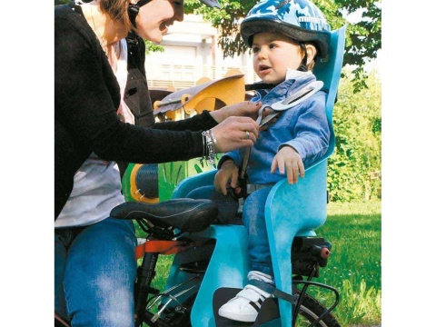 Bellelli LOTUS CLAMP Fotelik rowerowy mocowany do bagażnika - Night Black