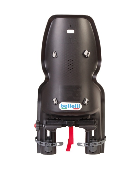 Bellelli LOTUS CLAMP Fotelik rowerowy mocowany do bagażnika - Night Black