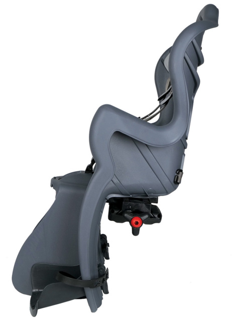 BELLELLI B-One Clamp LUX fotelik rowerowy mocowany na bagażnik - Dark Grey