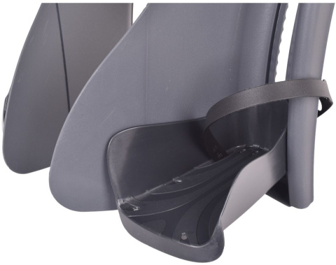 BELLELLI B-One Clamp LUX fotelik rowerowy mocowany na bagażnik - Dark Grey