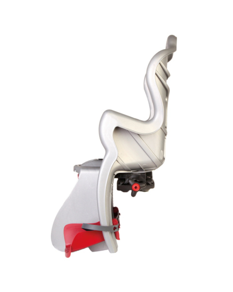 BELLELLI B-One Clamp fotelik rowerowy mocowany na bagażnik - Silver