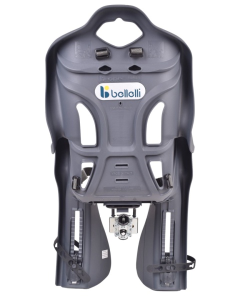 BELLELLI B-One Standard LUX fotelik rowerowy mocowany na ramę - Dark Grey