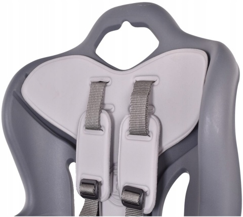 BELLELLI B-One Standard LUX fotelik rowerowy mocowany na ramę - Dark Grey