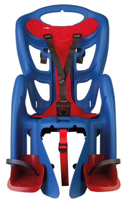Bellelli PEPE CLAMP Fotelik rowerowy mocowany na bagażnik - Electric Blue